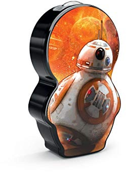 Philips Lighting 915005419901 Star Wars BB-8 Lampe de Poche pour Enfant, Synthétique, 0.3 W, Noir
