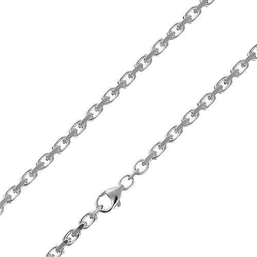 trendor Silberkette für Herren 925 Sterlingsilber Ankerkette 3,0 mm 85741 | modische Kette für Männer, tolle Geschenkidee