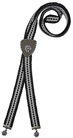 Moschen-Bayern Trachtenband/Trachtenbinder/Trachtenkrawatte/Schleife Herren Schwarz