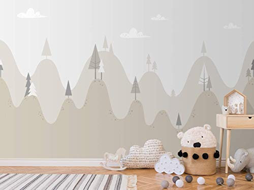 Oedim Fotomural Infantil Vinilo para Pared Paisaje Bosque | Mural | Fotomural Infantil Vinilo Decorativo | 200 x 150 cm | Decoración comedores, Salones, Habitaciones