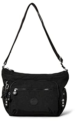 Kipling GABBIE S Kleine Umhängetasche, Black Noir (Schwarz)
