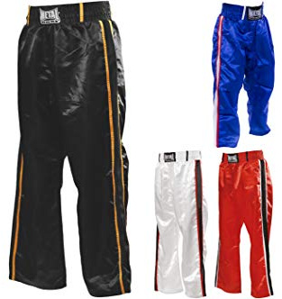 METAL BOXE Unisex – Erwachsene Pantalon Kickboxing Noir/Or Taille 170cm Hose, Schwarz, 170