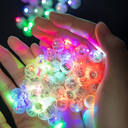 Danolt 100 Stück bunten Ballonlichter mini led licht led ballons für hochzeit deko party deko tischdeko geburtstag