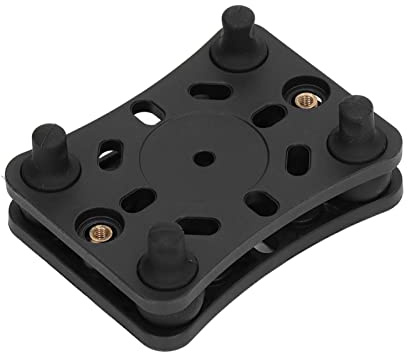 Qiilu Vibrationsdämpfende Motorrad-Telefonhalterung, Anti-Vibrations-Motorrad-Handyhalter Motorrad Handyhalter Stoßdämpfer Telefonhalterung Puffer Schwarz für ATV UTV