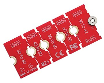 DolDer NGFF NVME M2 M2PLUS Verlängerungshalterung Adapterkarte Verlängern Adapter unterstützt 2230 bis 2280/2242/2260, 2242 bis 2280, 2260 bis 2280