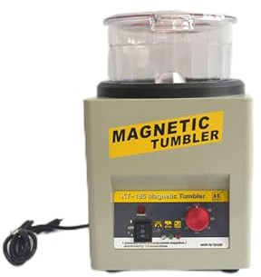 Pulido Máquina de Pulido magnético, máquinas de Pulido de Oro de la joyería, Equipo de Pulido de Gemas, máquina de molienda automática (Size : KT-185S)