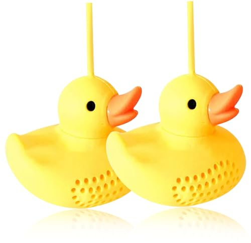 Infuseur à thé en forme de canard Passoire à thé créative Filtre à thé en silicone 2 pièces Infuseur à thé mignon en silicone Passoires à thé de qualité alimentaire pour thé en vrac Résistant