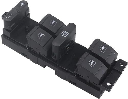 WLLLLa Elektrischer Fensterschalter für Golf 4 Jetta MK4 Bora Beetle Passat B5 B5.5 99-04 1J4959857D,Auto Power Fensterheber Control Schalter Taste Fensterschalter