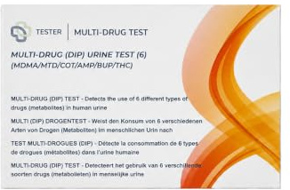 Multi-Drogentest - 7 Drogenarten in 5 Minuten - Schnelltests ohne Labor