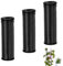 LPAMABA 3 rotoli da 100 m/rotolo Ø 0,7 mm filo avvolgente filo per fiori piante fai da te, filo per fiori da giardino, filo di legatura nero per bouquet