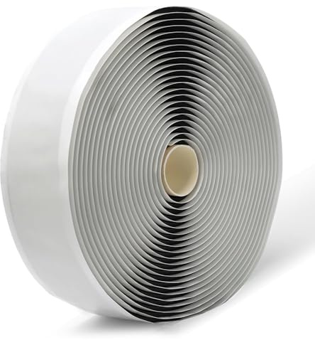 LLPT Butyl Klebeband Schwarz 51mm x 10m x 5mm Dichtband Selbstklebend | Wasserdichtes Klebeband, Reparatur-klebeband, Ideal für RV-Fenster Bootsabdichtung und EPDM-Dächer