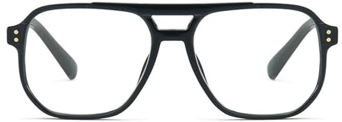 Lanomi Mode Pilot Lesebrille Damen Herren Blaulichtfilter Kunststoff Vollrahmen Lesehilfe Sehhilfe mit UV400 Schutz