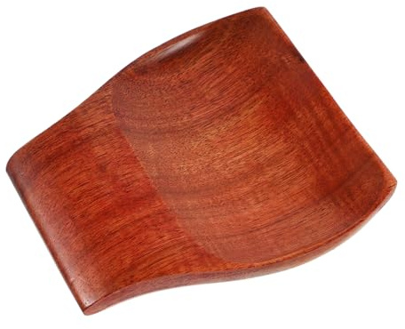 iplusmile Support Cuillère Cuisine Bois Acacia Naturel Repose-cuillère Pratique et Décoratif pour Ustensiles de Cuisine Évite Salissures et Simplifie le Rangement