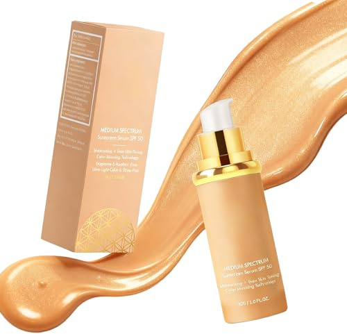Farbwechselnde Foundation für Reife Haut Wasserfest Langanhaltend Changing Foundation SPF 50 Flüssige Foundation Nude Anganhaltend Mattierend Flüssiges Makeup(Pack of 3)