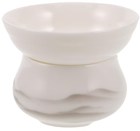 NUOBESTY Colador de Té de Cerámica Filtro Té de Malla Fina de Porcelana Accesorio Estilo Gongfu Chino para Uso el Hogar y Oficina