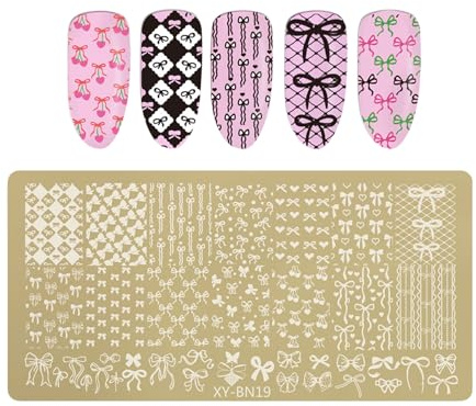 Fleur Arc Nail Art Plaque Tampon Accessoires de Pochoir en Acier Inoxydable Design Professionnel de Manucure Pochoir à Ongles en Acier Inoxydable