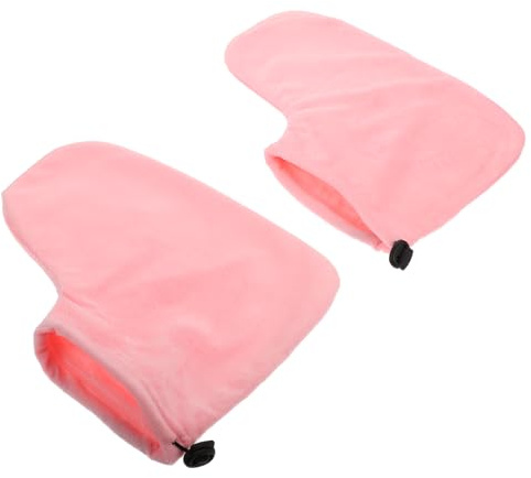 Copripiedi Termici in Cotone e Peluche Rosa 1 Paio | Trattamenti a Casa, Leggeri e Facili da Indossare, Aiutano a Mantenere i Piedi Caldi