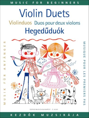 Violinduos für Anfänger.