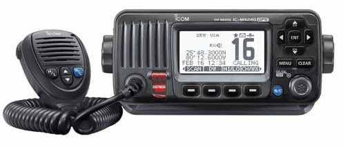 Icom M424G VHF di Monje Fijo Con GPS incorporado –
