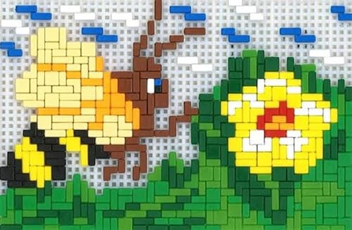 stickit Mini Stecksystem Biene mit Blume ca. 700 Teile Nr. 42260