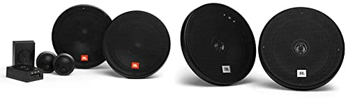 JBL Stage2 604C Sistema Componenti impianto Stereo Altoparlanti auto a 2 vie - Set di Casse Auto da 270 Watt da 16-17 cm & Stage1 621 2-Vie Impianto Altoparlanti Stereo Auto di Harman Kardon