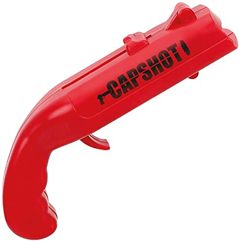 CapGun® Flaschenöffner | Flaschenöffner + Kapselwerfer | Originelle und lustige Geschenkidee | Premium-Qualität | Ungewöhnlicher Werfer für Aperitif & Party | Lustiges Partyspiel | OriginalCup®