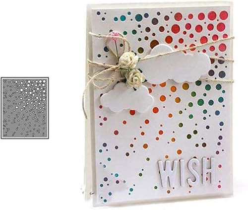 Kreisloch-Hintergrund-Stanzformen für Kartenherstellung, Stanzformen, Ausschnittschablonen für DIY, Scrapbooking, Fotoalbum, dekorative