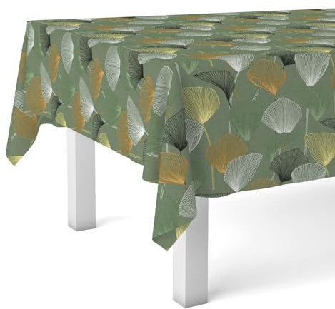 Martina Home Duero Green Oilcloth Tablecloth 200 x 140 cm