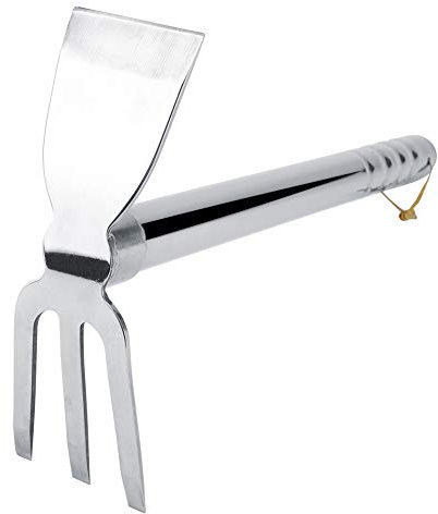 knitting machine Mini Râteau en Acier avec Poignée en Caoutchouc – Cultivateur à Griffes Courtes pour Un Jardinage Efficace – Outil De Jardin Durable pour Une Utilisation en Extérieur