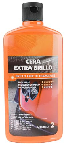 Various - Cera ad alta lucentezza per auto, cera rapida per auto, protezione duratura e cura per la vernice del tuo veicolo contro le intemperie, lucentezza intensa, 500 ml