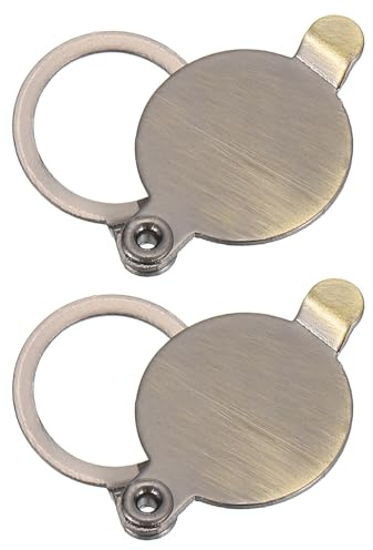 PATIKIL 1/2 Peephole Cover,Door Peephole Protector Privacy Door Viewer Cover for Home Security Apartment Hotel,Bronze 2pcs