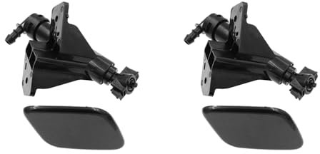 Xptieeck 2X Scheinwerfer Reinigung DüSe Scheinwerfer Licht Lampe Reinigung SprüHen Pumpe + Abdeckung Kappe für UM 2015-2018 98672 C5000 (Rechts)