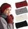 PROPOG Winter Headbands for Women's Hair, Ear Muffs Women Girls Crochet Knitted Headband Comfy Soft Ear Warmers Ear Covering Head Bands Adult Women Winter Gifts