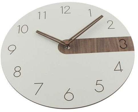 ULDIGI Holz Wanduhr Dekorative Uhr Wandkunst Material Ohne Batterie Uhr Für Zuhause Wohnzimmer Schlafzimmer Bar Hotel Garten