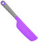 Espátula de Silicona Lengua Cocina 32,8 x 5,5 cm, Espatula Resistente Calor, Espátula de Goma Antiadherente, Flexible Espátula Pastelera de Cocina con Núcleo de Acero para Cocinar y Hornear (Púrpura)