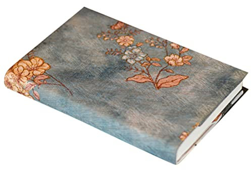 SHOWERORO Verstellbarer Buchumschlag Retro Buchhülle Schützt Vor Knicken Reißfest Vintage Buchschutz Ornamental Buchschoner Für Schule Und Notizbücher