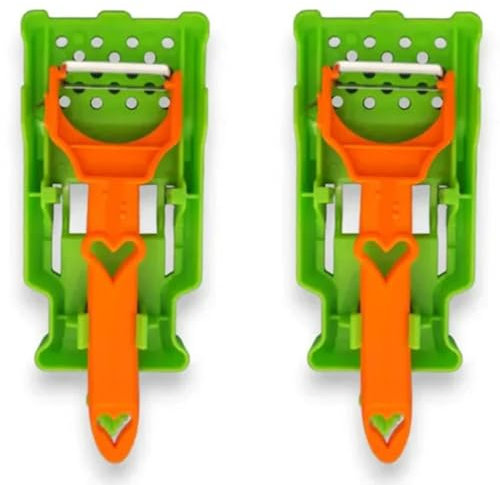 Eioeeklop 2X Peeler, Slicer, Multi Peeler Kit, Home Multi Fruit Peeler for Kitchen, Vegetable & Fruit Slicer, Multi Knife Peeler