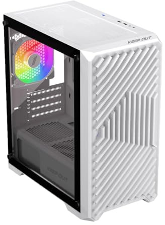 Caja Semitorre ATX KEEP OUT XC-220W Blanco - Marca: KEEP OUT - EAN: 8435099533573