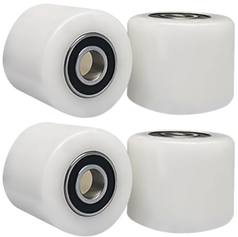 4 Stück Hubwagen Rolle Polyamid Nylon 1110 x 70 mm, Maximale Belastung: 0 KG