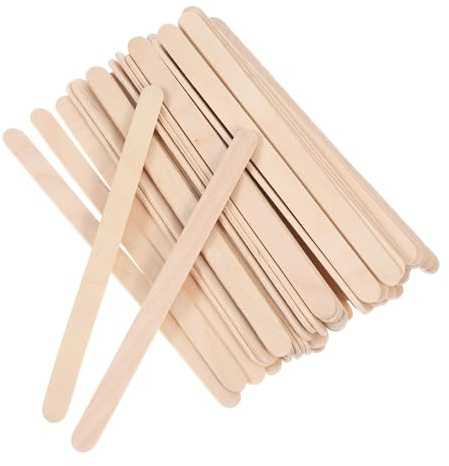 Gadpiparty 250stücke Holzstäbchen Für Bastelarbeiten Große Eisstiele Leere Bastelstäbchen Diy-holzstäbchen Bastel-holzstäbchen Rührstäbchen Holzwachsstäbchen Kleine Bastelstäbchen