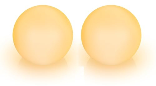 meineWunschleuchte 2er Set Garten Solarkugeln mit Erdspieß & RGB Farbwechsel, Ø 30cm