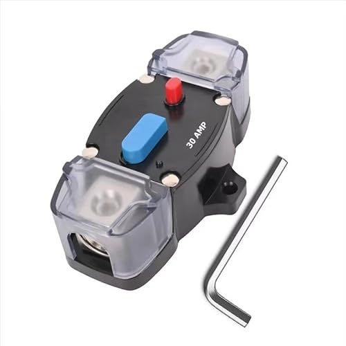 1 disjoncteur automatique DC 12-48 V 100 A pour voiture camion amplificateur audio réinitialisation fusible étanche protection de l'alimentation