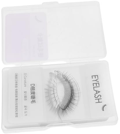 HAMPPLIES 12 St Eyelash Trial Card Multistil Lash Exhibit Board med Klassiska Designer Kompakt och Lätt Falsk Franshållare för Snabb Visning och Matchning Ögonfransstilar i Skönhetssalonger