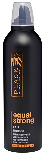 Equal Strong - Mousse de cerámica (400 ml), color negro