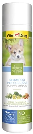 GimDog Hundeshampoo für Welpen mit Linde, Kamille und Mandelöl 250 ml