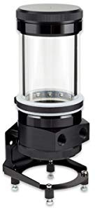 Aqua Computer ULTITUBE D5 100 PRO Ausgleichsbehälter für D5-Pumpen, Schwarz, Glas, Edelstahl, Submersible, Wasserpumpe