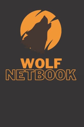 Wlolf netbook: Dark wolf netbook 120 page 6×9 inch
