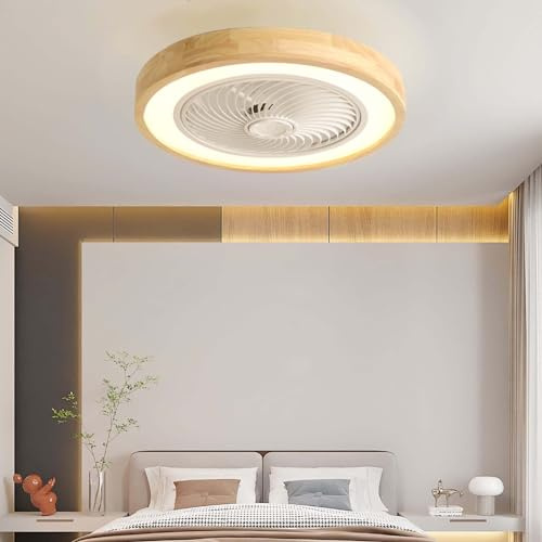 KVOYYIRA Tour Ventilateur De Plafond Avec Lampe Et Telecommande Silencieux LED Dimmable Plafonnier Ventilateur 5 Pales DC Reversible Lustre Ventilateur Été Hiver Disponible Pour Chambre Salon-White