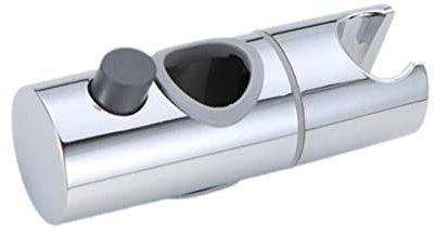 Keloc Support de pommeau de douche réglable, support de pommeau de douche, support pour barre coulissante, pince de rechange pour salle de bain rotative à 360 degrés