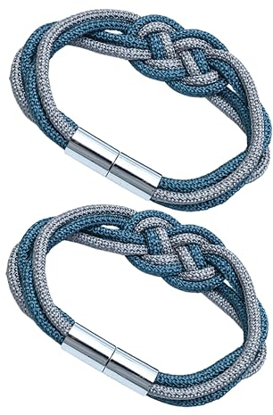 Magnetischer Vorhangriemen 2 Stück aus Baumwollseil mit Magnet